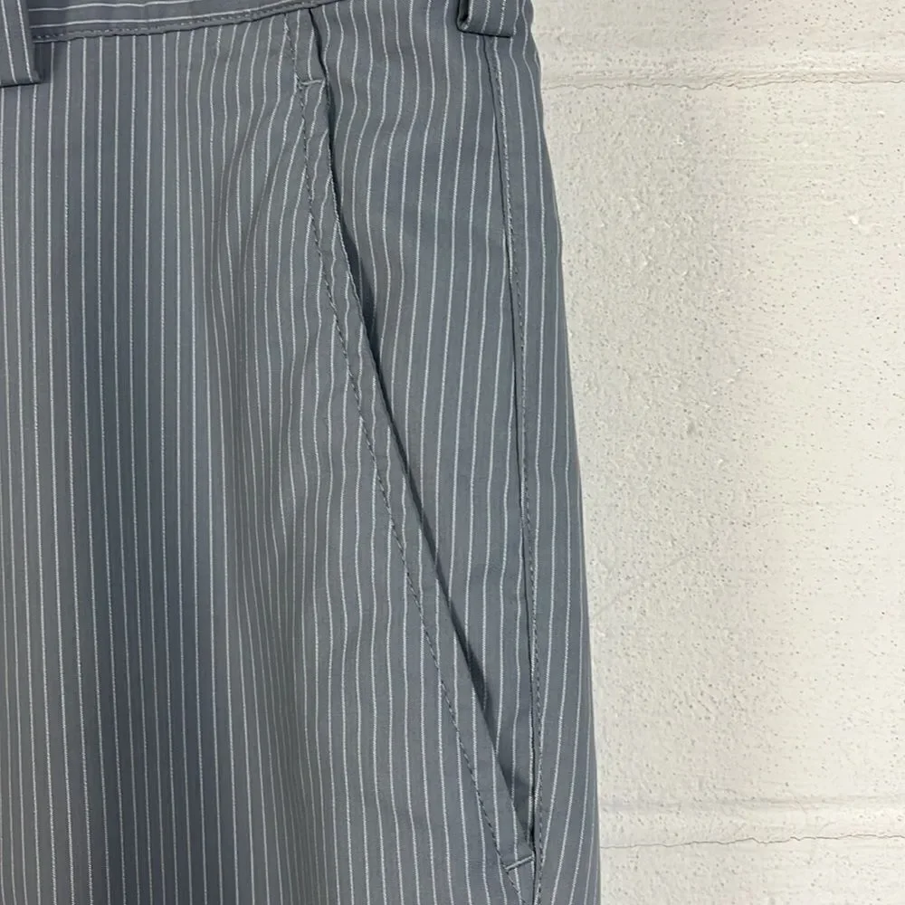 Nike Dri-Fit gray pinstrip chino golf pant